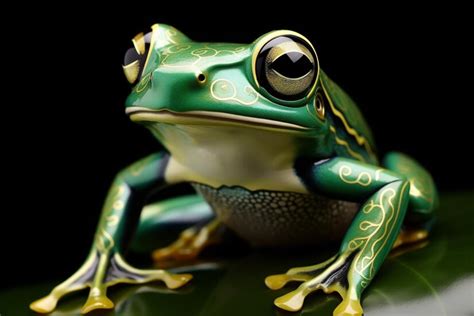  パキケリ Frog:  水辺の宝石、鮮やかな色彩と驚異的な変身能力で自然界を彩る！